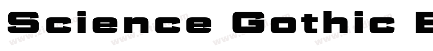 Science Gothic Black字体转换 Science Gothic Black字体转换
